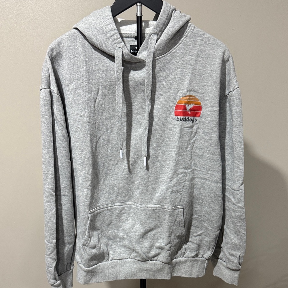 Birddogs Gray Hoodie with Logo